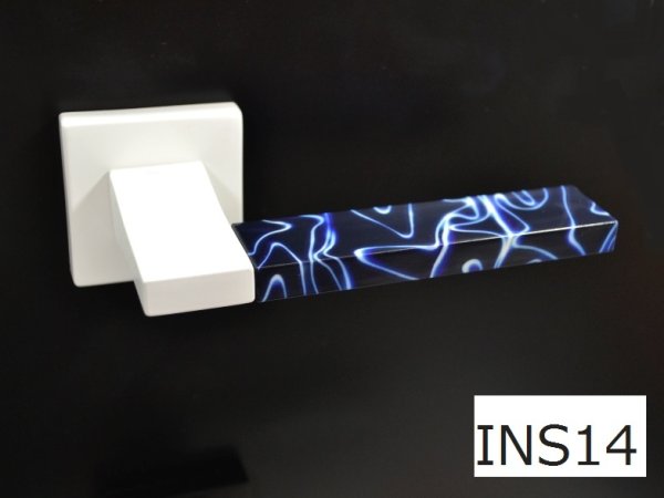 画像2: 特価　dnd CHANGE02 WHITE　レバーハンドル空錠 (2)