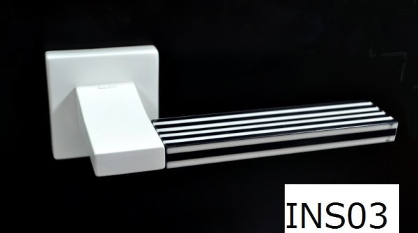 画像3: 特価　dnd CHANGE02 WHITE　レバーハンドル空錠 (3)