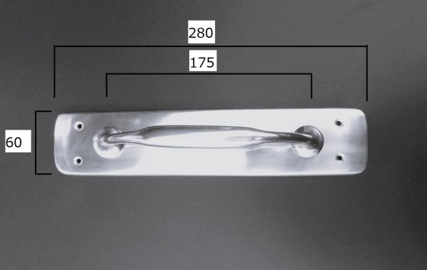 画像4: 真鍮座付ドアハンドル　SH2006PB (4)