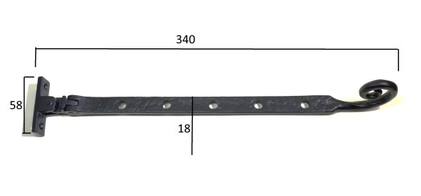 画像3: ブラックアイアン　窓調整器　SH8110 (3)