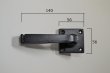 画像3: ブラックアイアン　レバーハンドル　空錠　錠前　ロートアイアン　SH6000 (3)
