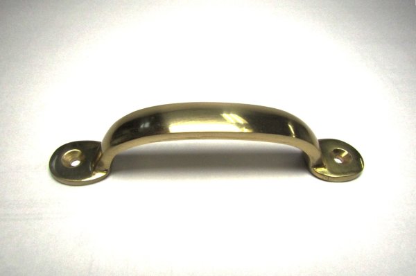 画像2: 真鍮製　キャビネット　取っ手　丸　磨き　　 (2)