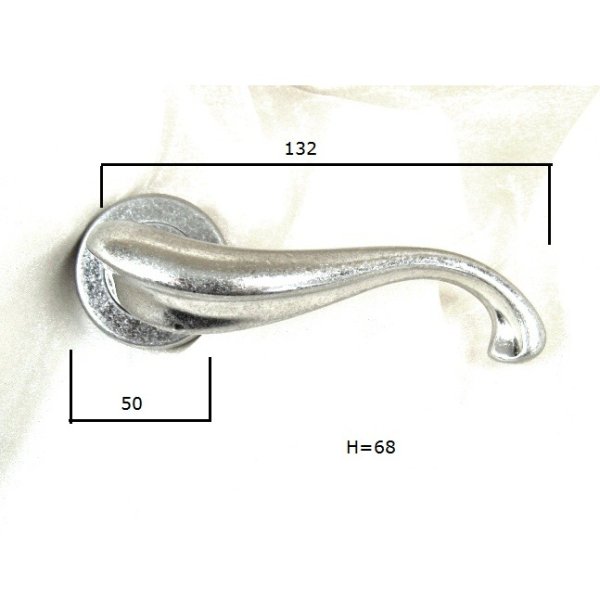 画像3: 在庫処分　martinelli LATINA　SIL　レバーハンドル空錠 (3)